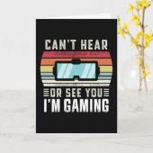 Funny Virtual Reality Geschenk kann Sie nicht höre Karte (Gelbe Blume)