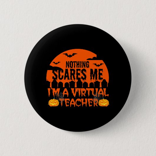Funny Virtual Teacher Button (Vorderseite)