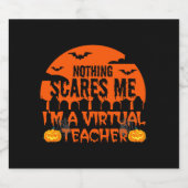 Funny Virtual Teacher Schaumweinetikett (Einzelnes Label)
