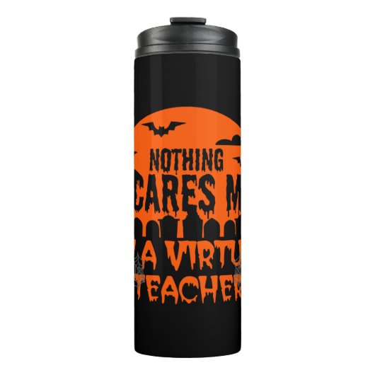 Funny Virtual Teacher Thermosbecher (Vorderseite)