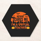 Funny Virtual Teacher Untersetzer (Vorderseite)