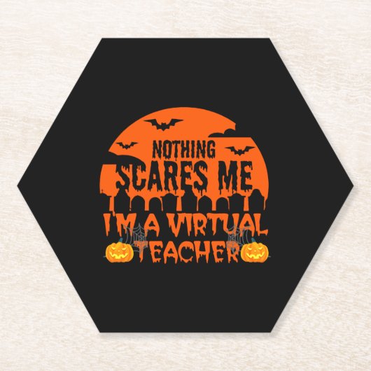 Funny Virtual Teacher Untersetzer (Vorderseite)