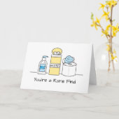 Funny Virus Wipes Toilettenpapier Reiniger Karte (Gelbe Blume)
