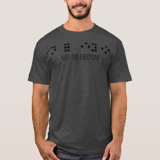 Funny Visuell Braille Bekleidung und Accessoires M T-Shirt