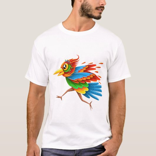 .Funny Vogel T-Shirt (Vorderseite)