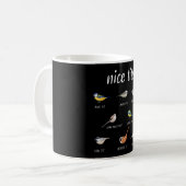 Funny Vogelbeobachtung Geschenk für Vogelbeobachte Kaffeetasse (Vorderseite Links)