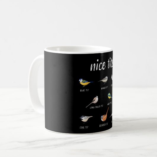 Funny Vogelbeobachtung Geschenk für Vogelbeobachte Kaffeetasse (Vorderseite Links)