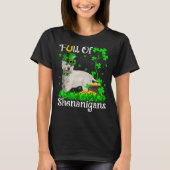 Funny voll von Shenanigans Westie Dog St Patrick's T-Shirt (Vorderseite)