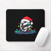 Funny Volleyball Christmas Graphics Lights Lover P Mousepad (Mit Mouse)