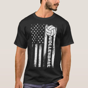 Funny Volleyball Design für Männer Frauen USA Patr T-Shirt