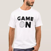 Funny Volleyball Design T-Shirt (Vorderseite)