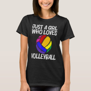 Funny Volleyball für Mädchen Frauen Volleyball Spo T-Shirt