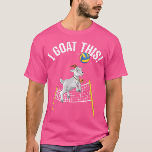 Funny Volleyball Ich habe diese Ziege Lover Beach T-Shirt