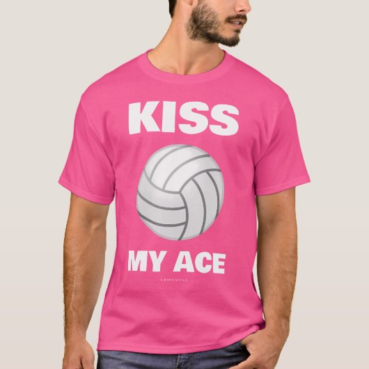 Funny Volleyball küsst mir mit Redewendungen mein T-Shirt (Vorderseite)