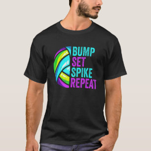 Funny Volleyball Lover Grafik für Frauen und Männe T-Shirt