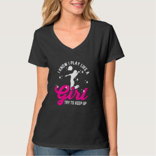 Funny Volleyball Lover Graphic Women and Girls Vol T-Shirt
