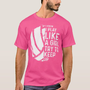Funny Volleyball Mädchen Frauen Jugend in Sport Li T-Shirt