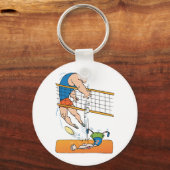 Funny Volleyball Schlüsselanhänger (Vorderseite)