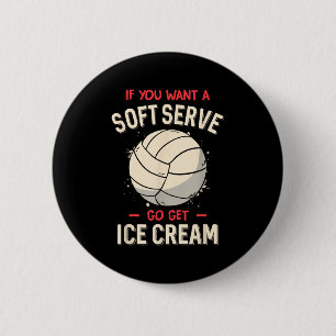 Funny Volleyball Shirt für Girls Teens Frauen Kind Button