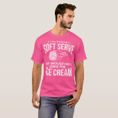 Funny Volleyball Soft Serve Ice Cream T-Shirt (Vorne ganz)