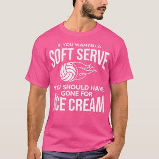 Funny Volleyball Soft Serve Ice Cream T-Shirt