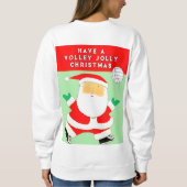 Funny Volleyball Sweatshirt (Rückseite)