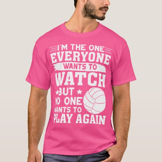 Funny Volleyball T-Shirt (Vorderseite)