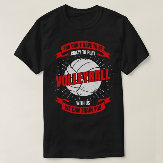Funny Volleyball Team Geschenk T-Shirt (Design vorne)