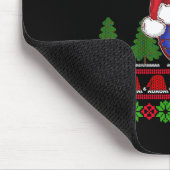 Funny Volleyball Team Ugly Sweater Christmas Light Mousepad (Ecke)