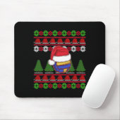 Funny Volleyball Team Ugly Sweater Christmas Light Mousepad (Mit Mouse)