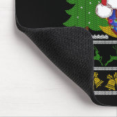 Funny Volleyball Team Ugly Sweater Christmas Light Mousepad (Ecke)