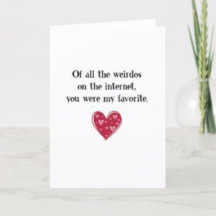 Funny, von all dem, was Sie waren mein Liebling Feiertagskarte