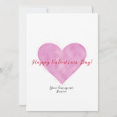 Funny von Bad Cat Custom Valentine Karte (Rückseite)