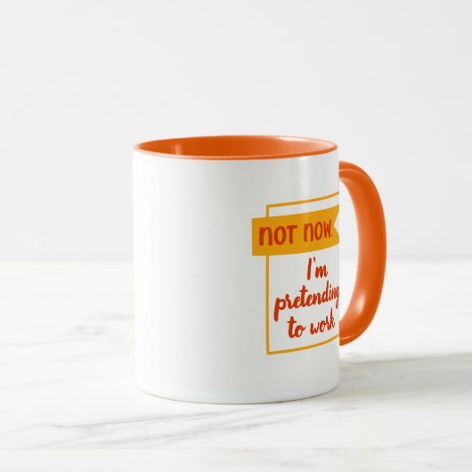 Funny vorgibt, im Büro Mitarbeiter-Zitat zu arbeit Tasse (VorderseiteRechts)