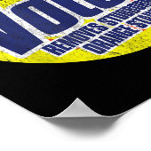 Funny Vote entfernt Stubborn Orange Stains Anti Poster (Ecke)