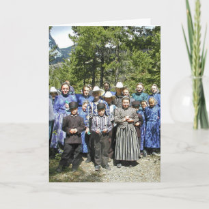 FUNNY VTHER'S DAY AMISH GREETING CARD KARTE