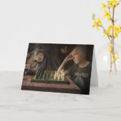 FUNNY VTHER'S DAY MONKEY CARD KARTE (Gelbe Blume)