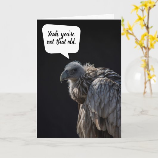 Funny Vulk Dunkler Spaß Geburtstag Karte (Gelbe Blume)