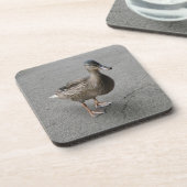 Funny Waddling Duck Cork Untersetzer (Linke Seite)