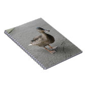 Funny Waddling Duck Notebook Notizblock (Rechte Seite)