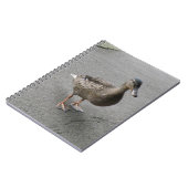 Funny Waddling Duck Notebook Notizblock (Linke Seite)