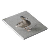 Funny Waddling Duck Notepad Notizblock (angewinkelt)