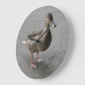 Funny Waddling Duck Wall Clock Große Wanduhr (Winkel)
