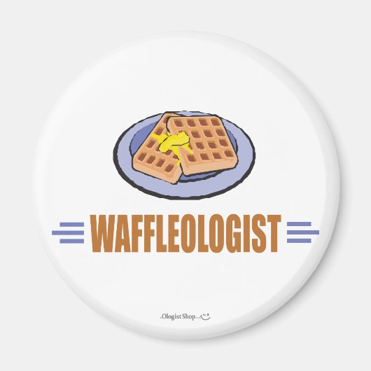 Funny Waffle Magnet (Vorne)