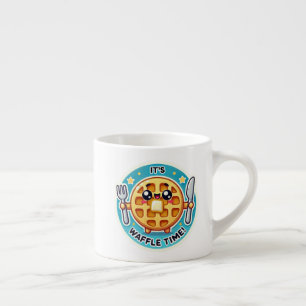 Funny Waffle Tasse mit Backside Design