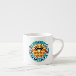 Funny Waffle Tasse mit Backside Design