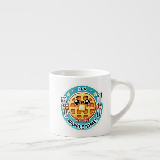 Funny Waffle Tasse mit Backside Design (Rechts)