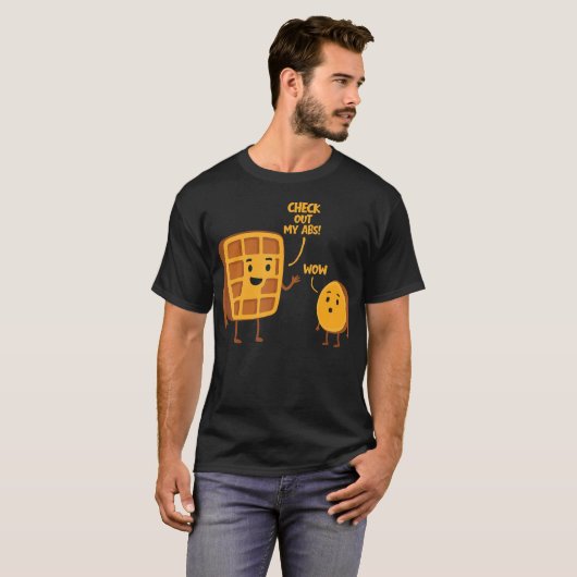 Funny Waffle Themed For Waffle Lover Waffle Wednes T-Shirt (Vorne ganz)