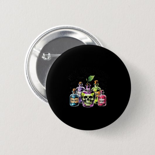 Funny Wählen Sie Ihr Gift Apple Halloween Gothic P Button (Vorne & Hinten)