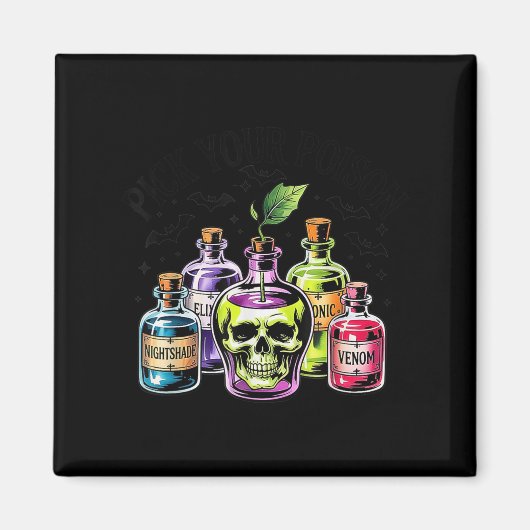 Funny Wählen Sie Ihr Gift Apple Halloween Gothic P Magnet (Vorne)